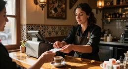 Cash Register At A Restaurant In Turkey