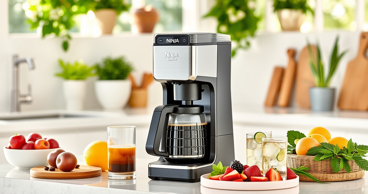 Enjoy Effortless Summer Sips with the Ninja Hot & Iced XL Coffee Maker