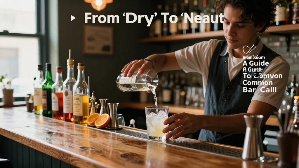 From ‘Dry’ To ‘Neat’: A Guide To Every Common Bar Call [Infographic]