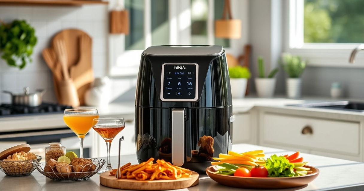 Host Effortlessly This Summer with the Ninja Air Fryer 10QT DoubleStack XL