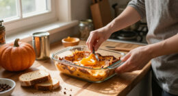 Make-Ahead Pumpkin French Toast Casserole