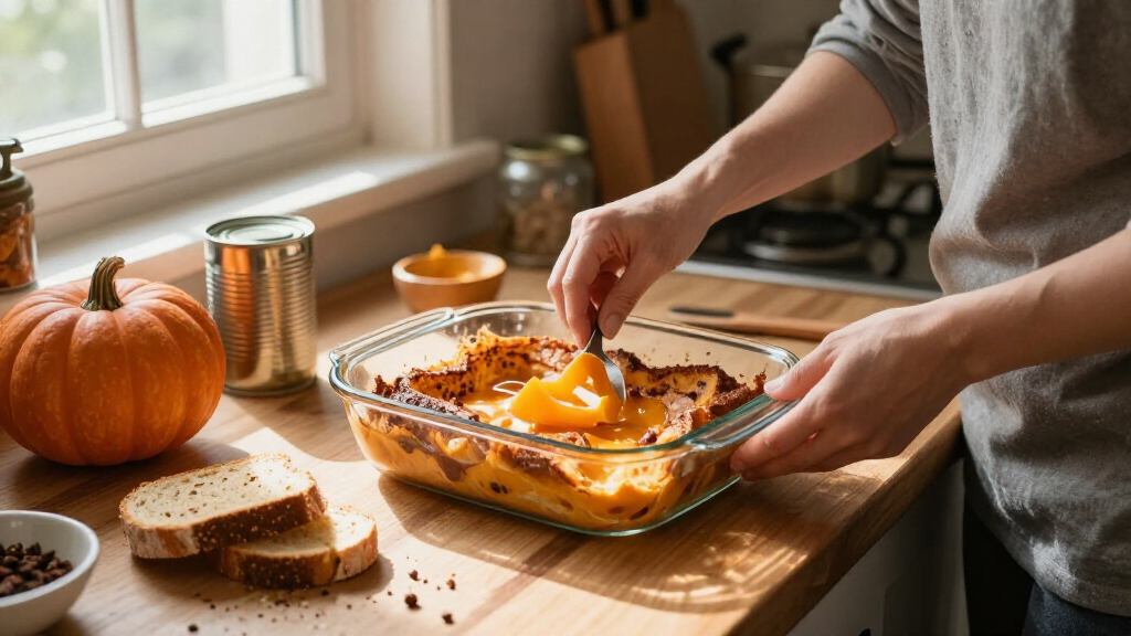 Make-Ahead Pumpkin French Toast Casserole