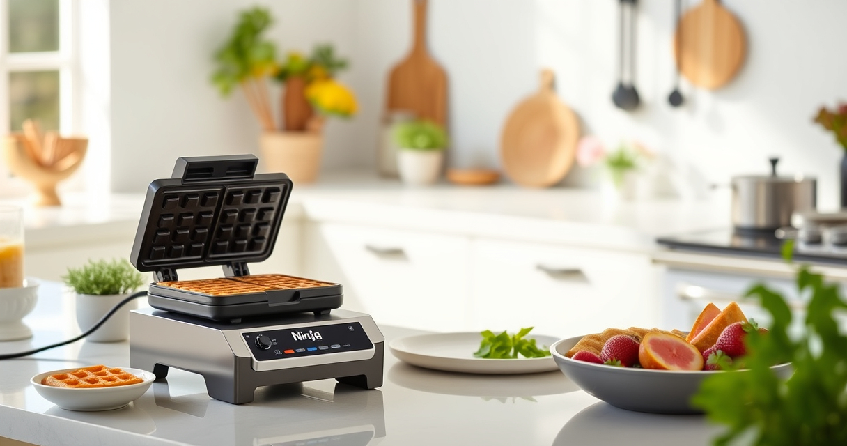 Make Perfect Summer Breakfasts with the Ninja Belgian Waffle Maker Pro