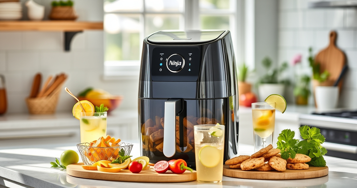 Ninja Crispi Glass Air Fryer: Effortless Summer Pool Party Prep