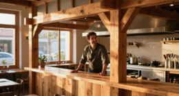 Santiago Centro Opens Its First Fully Wooden Restaurant In Ten Days