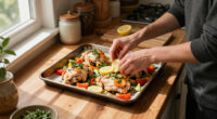 Sheet Pan Tuscan Lemon Chicken