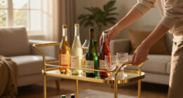 The “Beautiful” Bar Cart That Triples My Space Is $139 And Looks Like It Came From Anthropologie