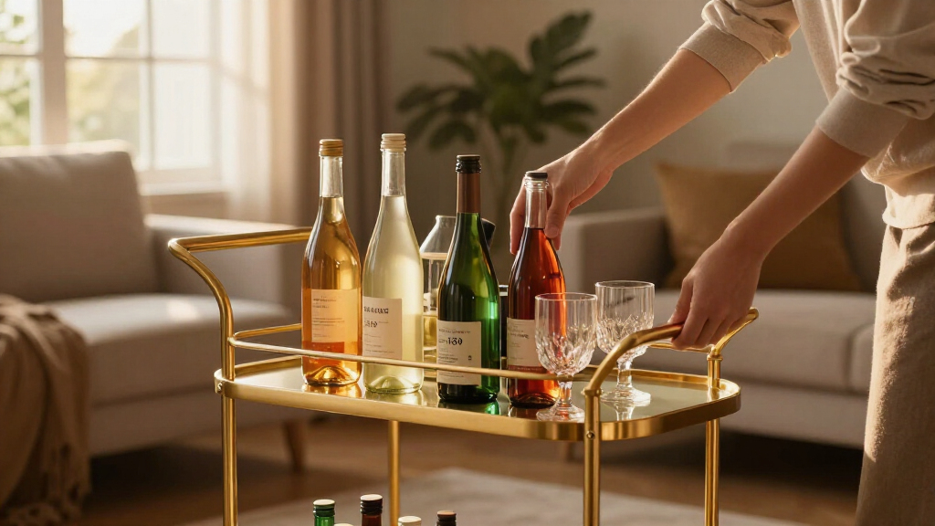 The “Beautiful” Bar Cart That Triples My Space Is $139 And Looks Like It Came From Anthropologie