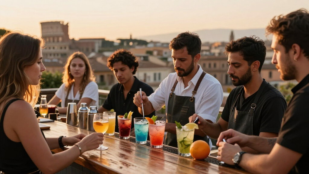 The Roof Al The Rome EDITION: Tre Bartender Internazionali Per Il Roma - inItaly