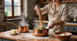 Pizzoccheri Della Valtellina: Buckwheat Ribbons, Cabbage, And Cheese
