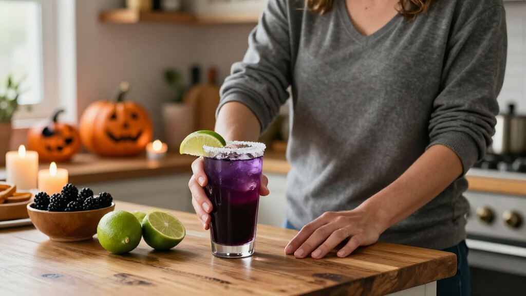 These Midnight Margaritas Are The Ultimate Halloween Cocktail